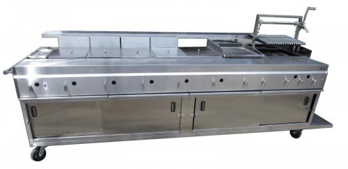 TIPO 9: CARRO PARA COMIDAS RÁPIDAS CON MÚLTIPLES SERVICIOS
