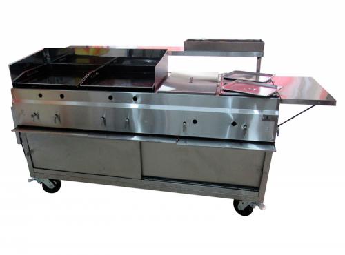 TIPO 11: CARRO PARA COMIDAS RÁPIDAS CON SISTEMA PARA DERRETIR QUESO